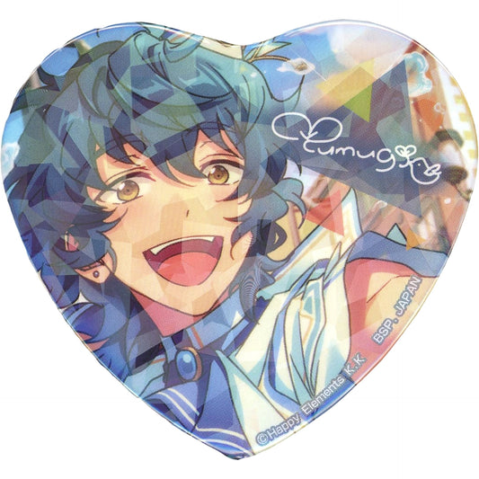 Tsumugi Aoba Ensemble Stars! TORUPAKA! Heart Shaped Button Vol.5 Ver.A [USED]