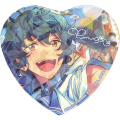Ensemble Stars! Tsumugi Aoba TORUPAKA! Heart Shaped Can Badge Vol.5 Ver.A Buttons [USED]