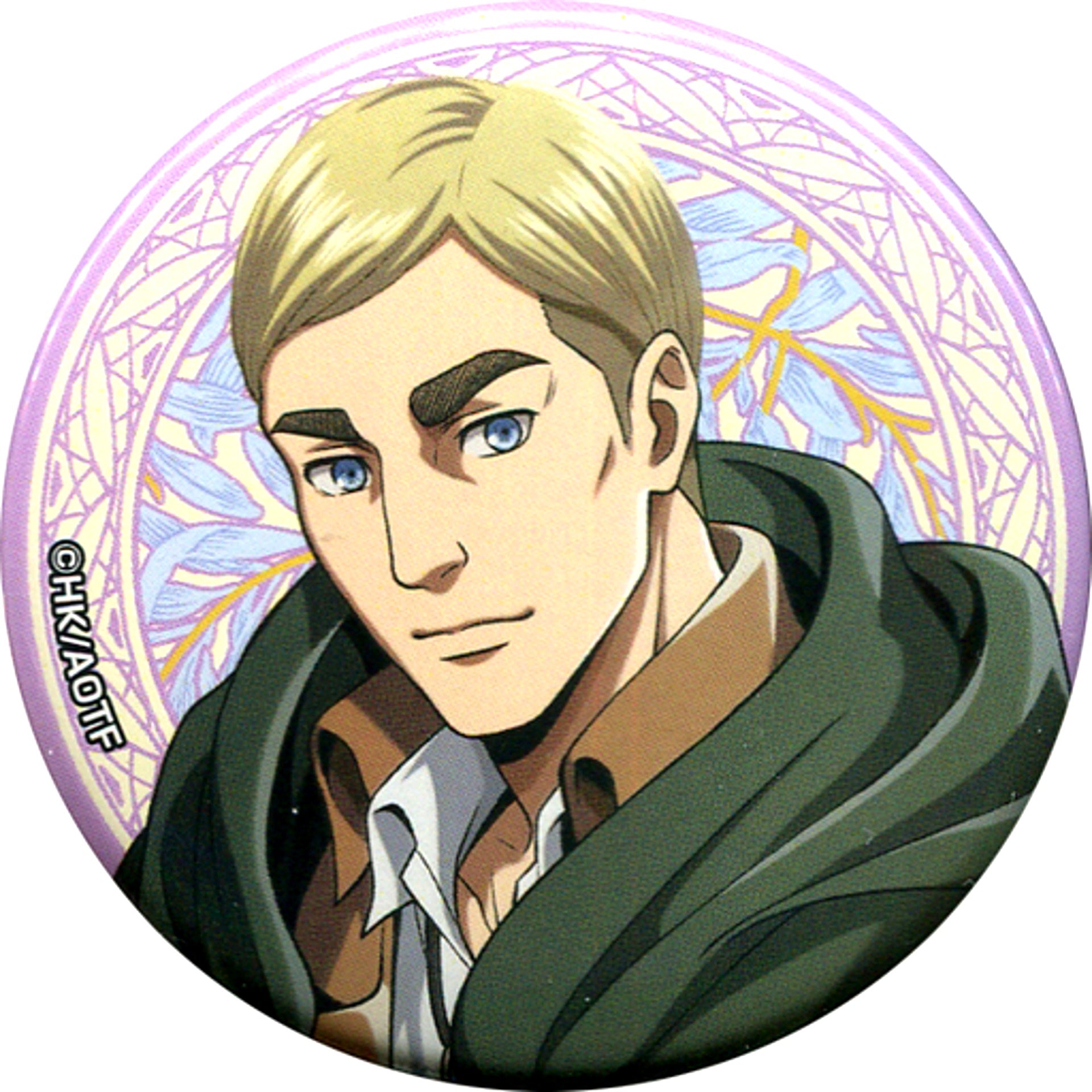 Erwin Smith Attack on Titan The Final Season Illustration Button Collection Don Quijote [USED]