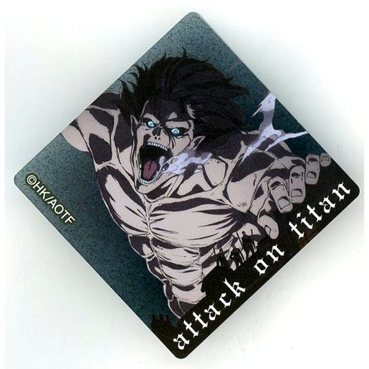 Eren Yeager Attack on Titan The Final Season x Don Quijote Glitter Acrylic Badge Collection [USED]