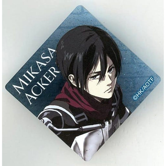 Attack on Titan The Final Season Mikasa Ackerman Lame Acrylic Badge Collection Don Quijote Limited Buttons [USED]