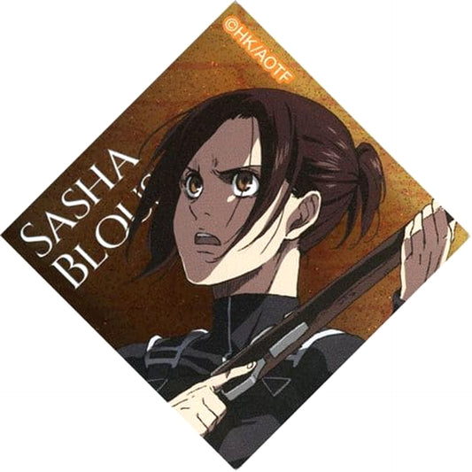 Attack on Titan The Final Season Sasha Blouse Lame Acrylic Badge Collection Don Quijote Limited Buttons [USED]