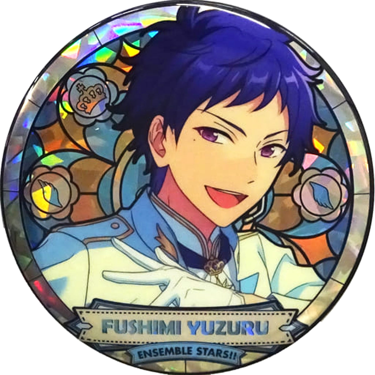 Ensemble Stars!! Yuzuru Fushimi Flower Window Window Door Can Badge A China Limited Buttons [USED]