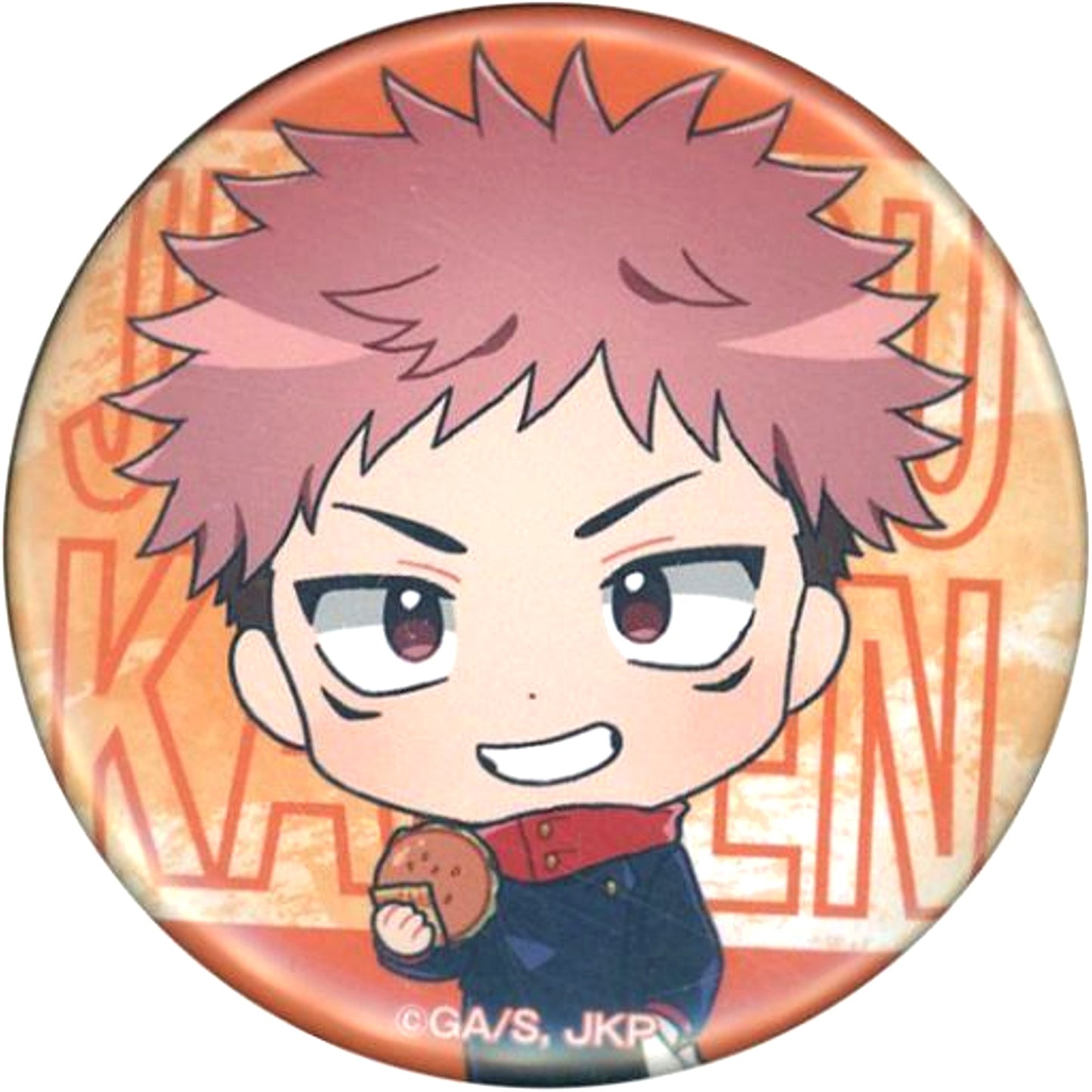 Yuji Itadori Jujutsu Kaisen Deformed Button Sega Collabo Cafe [USED]