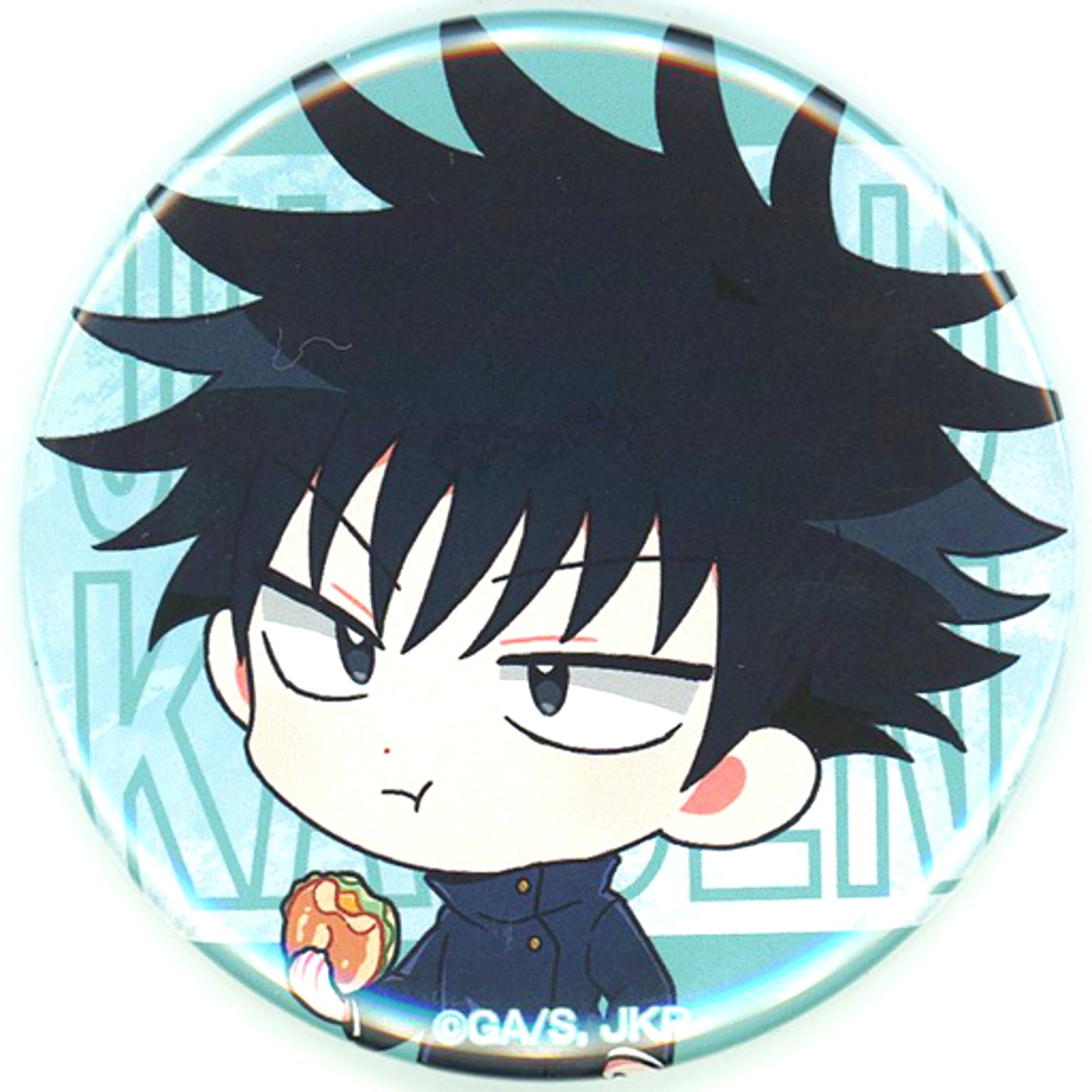 Megumi Fushiguro Jujutsu Kaisen Deformed Button SEGA Collabo Cafe [USED]