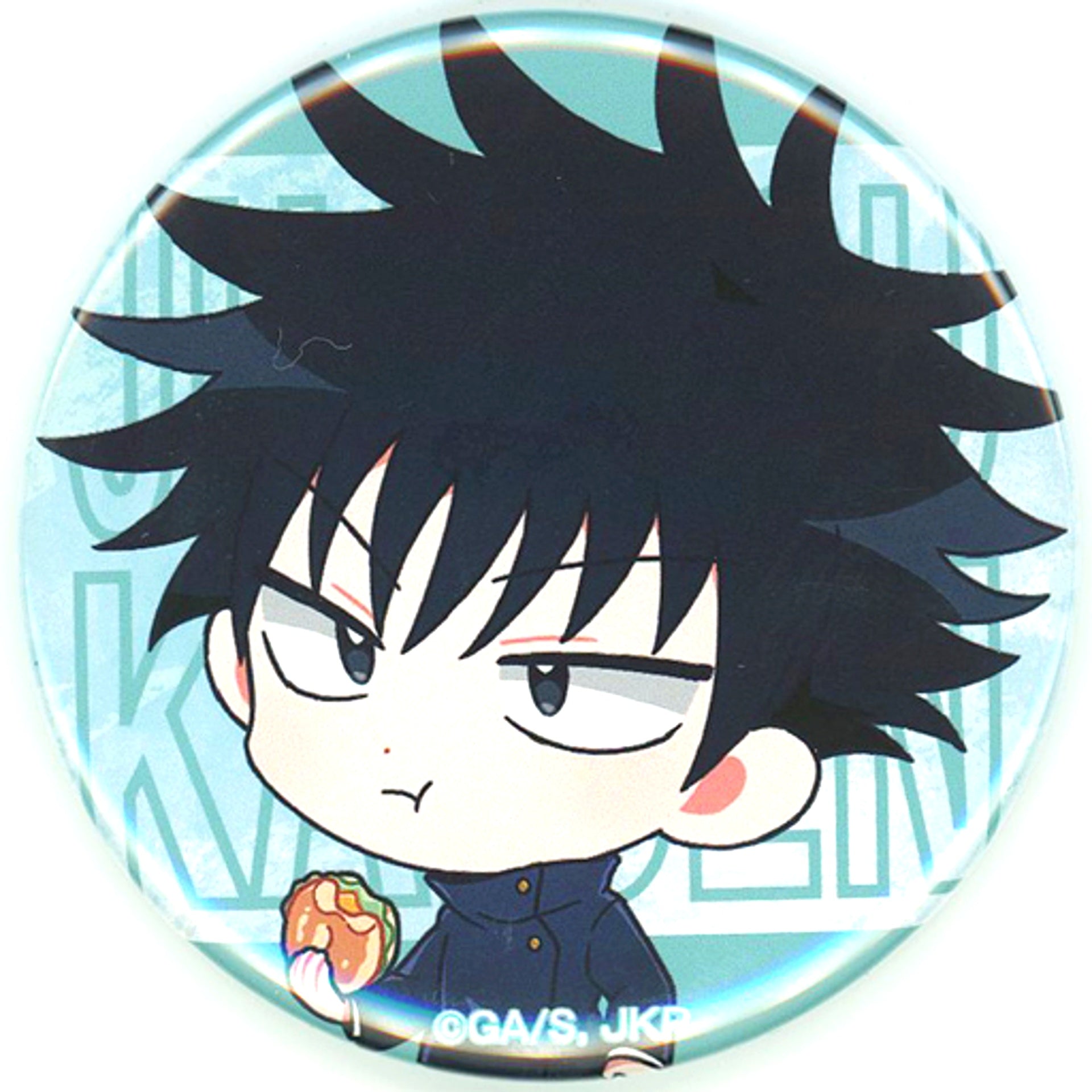 Megumi Fushiguro Jujutsu Kaisen Deformed Button SEGA Collabo Cafe [USED]