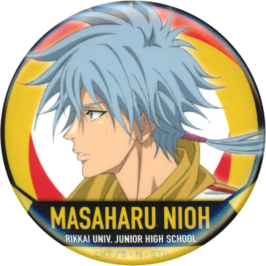 The New Prince of Tennis Nio Masaharu Trading Can Badge Dash Rikkai Buttons [USED]