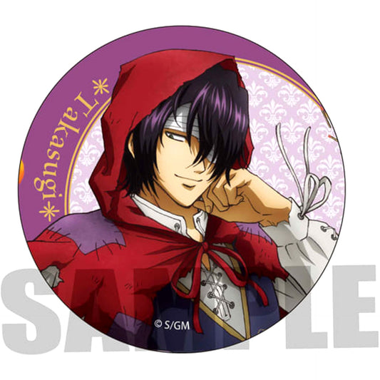 Gintama Shinsuke Takasugi Can Badge Fairy Tale Style Buttons [USED]