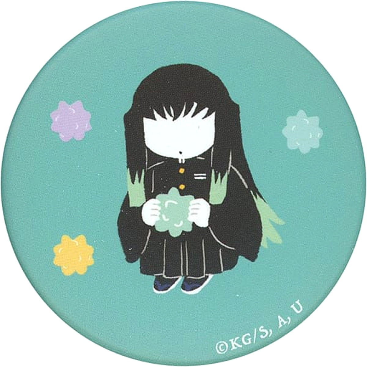 Demon Slayer: Kimetsu no Yaiba Muichirou Tokitou Yuru Palette Character Badge Collection B Buttons [USED]