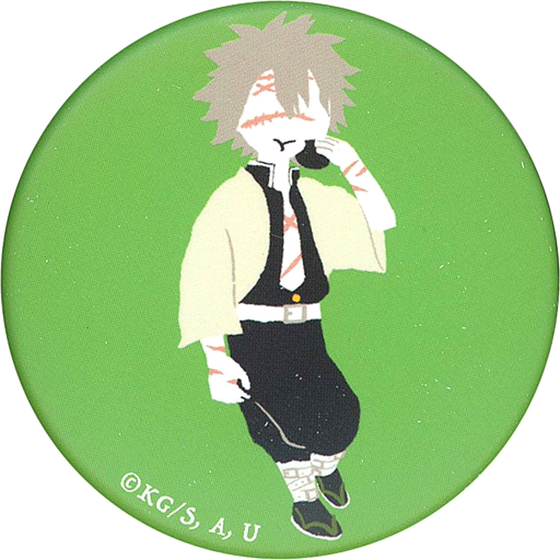 Sanemi Shinazugawa Demon Slayer Chara Badge Collection Yuru Palette B [USED]
