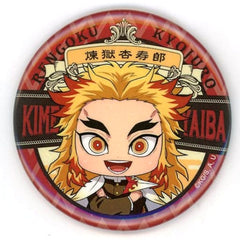 Demon Slayer: Kimetsu no Yaiba Kyojuro Rengoku Can Badge Part 2 Paper Airplane Ver. Narita Anime Deck Limited Buttons [USED]