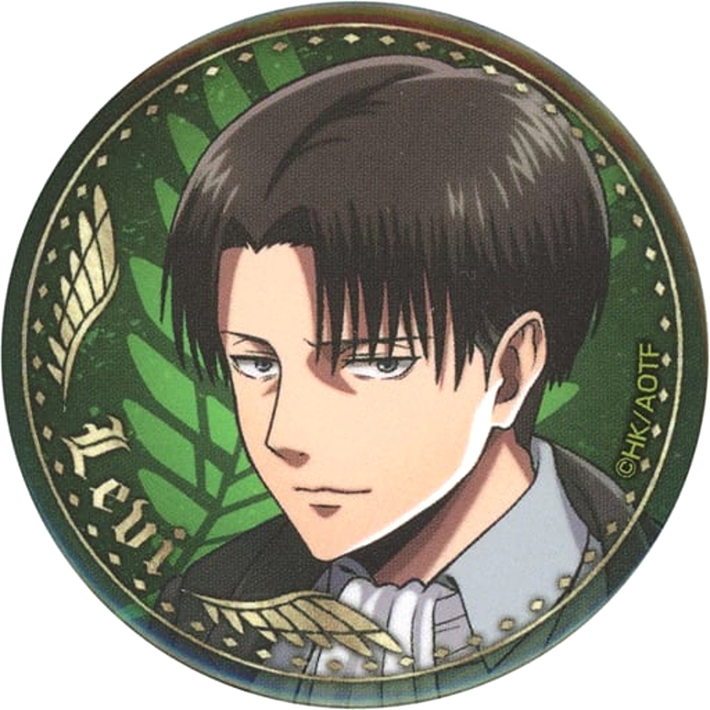 Levi Ackerman Close-up Facing Left Attack on Titan Random Button Tokyo Station Ichiban Plaza Pop Up Store Limited Web Order Products [USED]