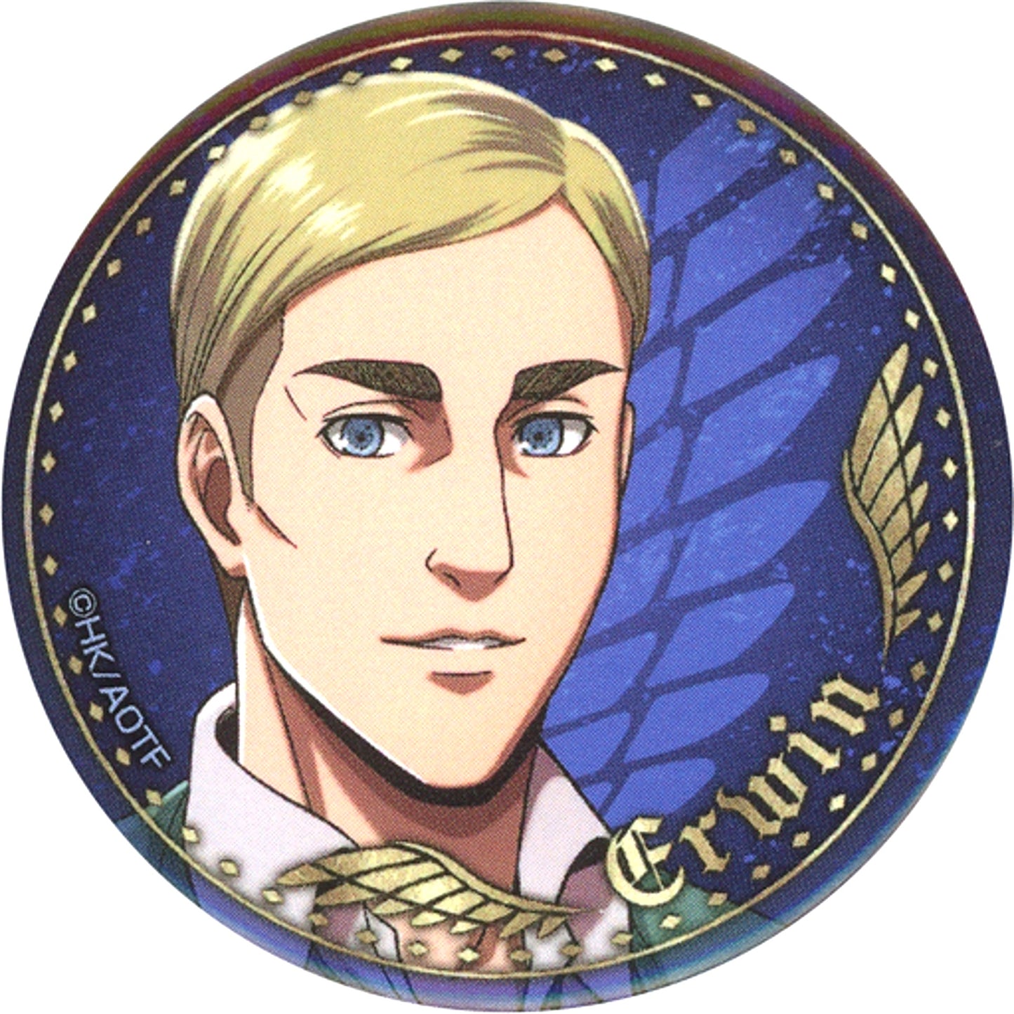 Erwin Smith - Close-up Attack on Titan Tokyo Station Ichiban Plaza Pop-up Store Trading Badge Web Order Limited [USED]