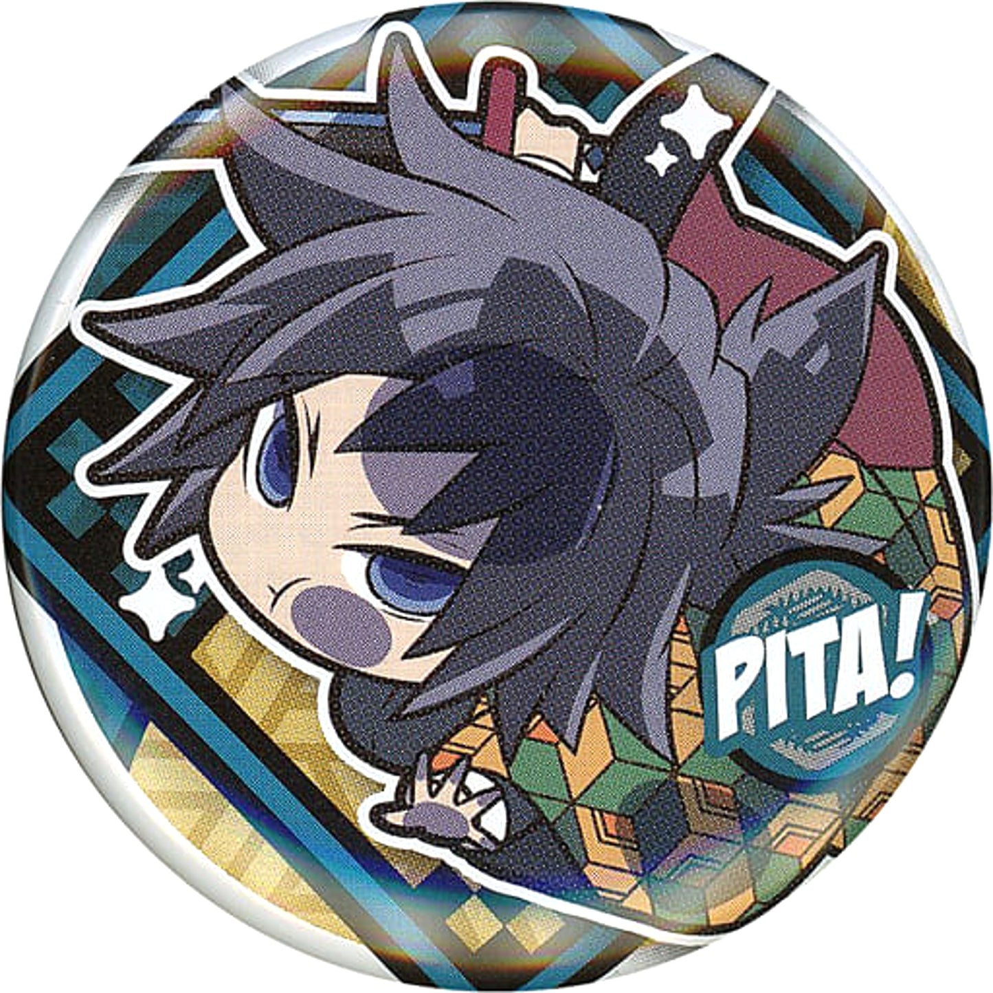 Giyu Tomiokau Demon Slayer: Kimetsu no Yaiba Pita! Deformed Button Vol.5 [USED]