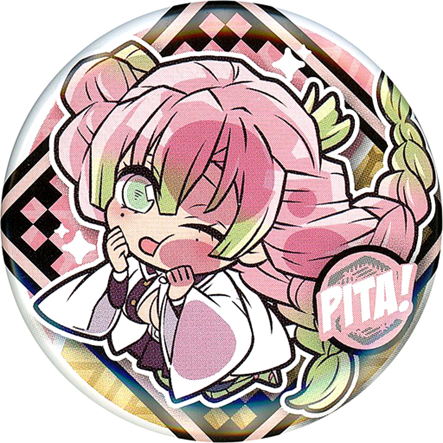 Mitsuri Kanroji Demon Slayer Pita Deforme Button vol.5 [USED]