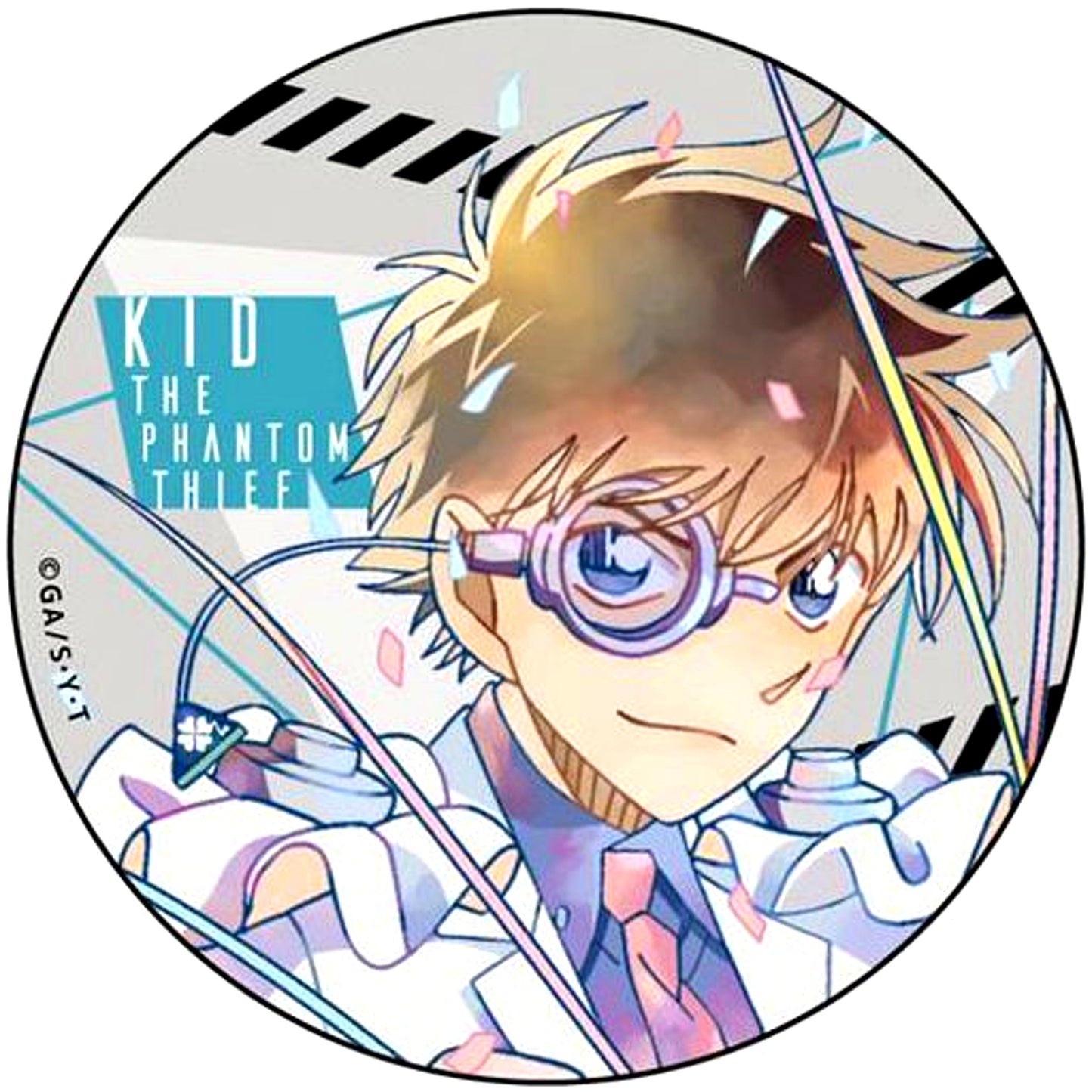 Kaito Kid Detective Conan Button Pale Tone Series [USED]
