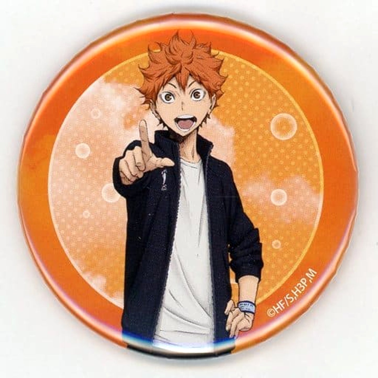 Shoyo Hinata Haikyu!! Chara Badge Collection Tokyo Dome City Limited [USED]