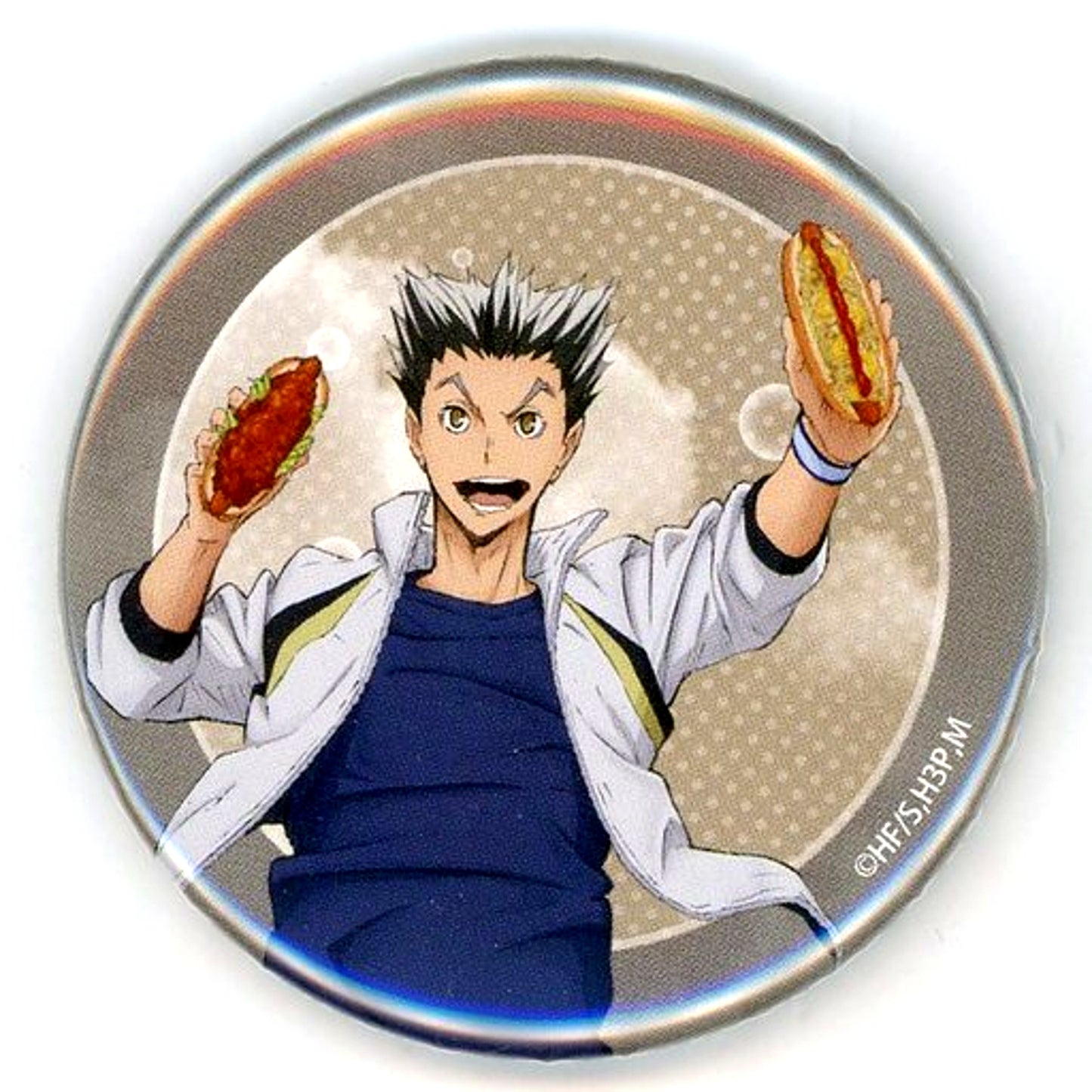 Kotaro Bokuto Haikyu!! Character Badge Collection Tokyo Dome City x Haikyu!! [USED]