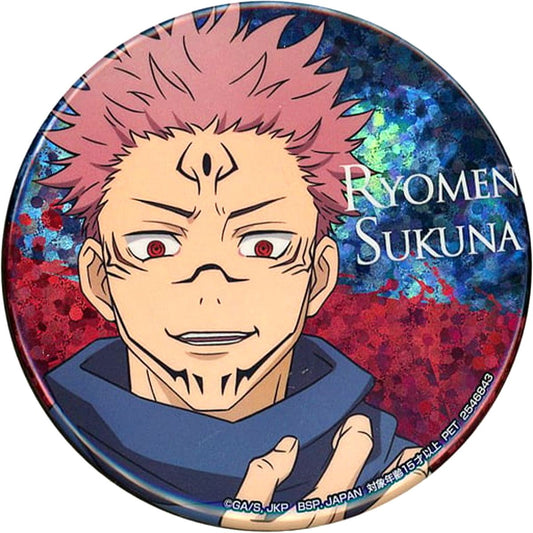 Ryomen Sukuna Jujutsu Kaisen Hologram Button [USED]