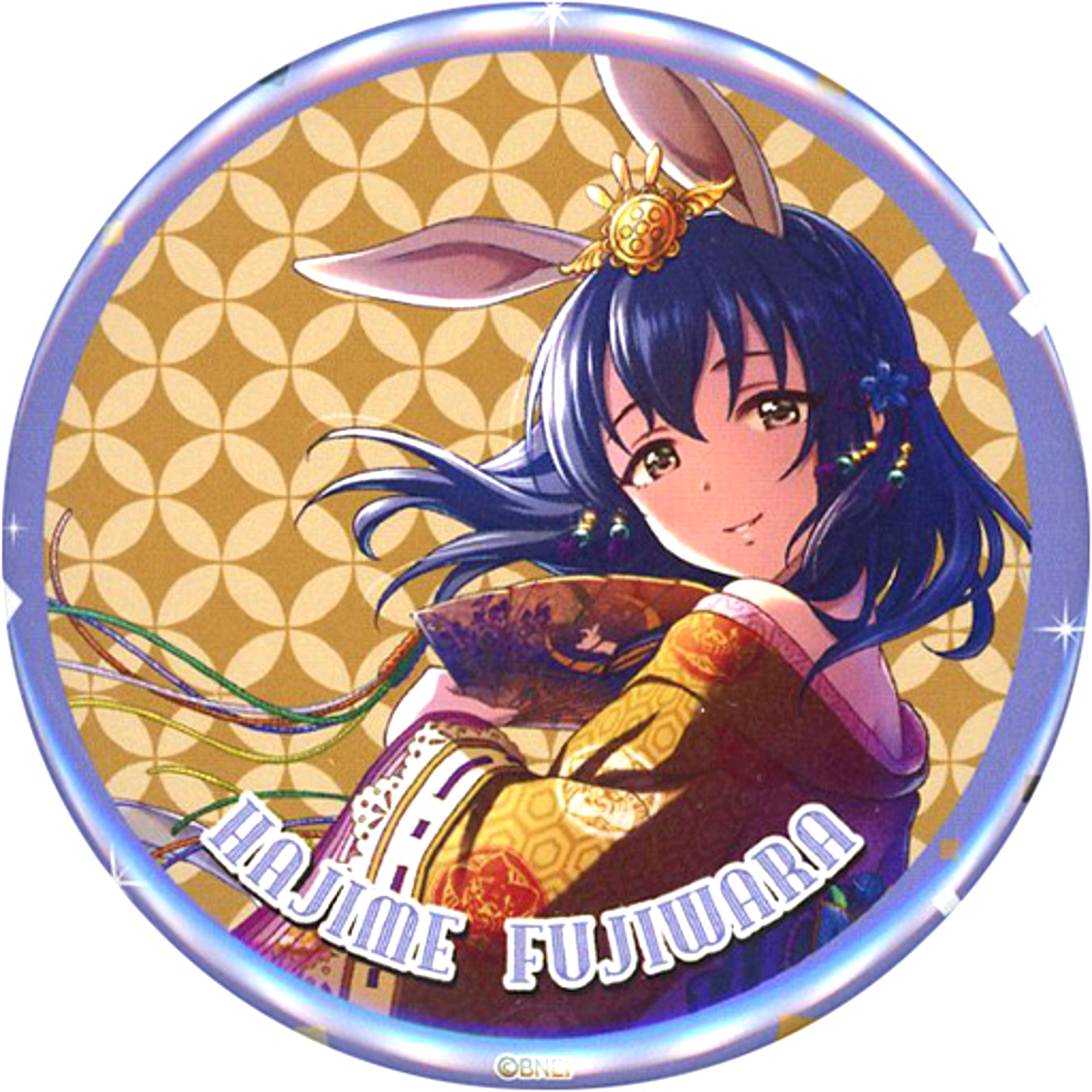 Hajime Fujiwara Official Stand Badge - Happy New Yell !!! Ver. The Idolmaster Cinderella Girls Broadcast & Live Happy New Yell!!! [USED]