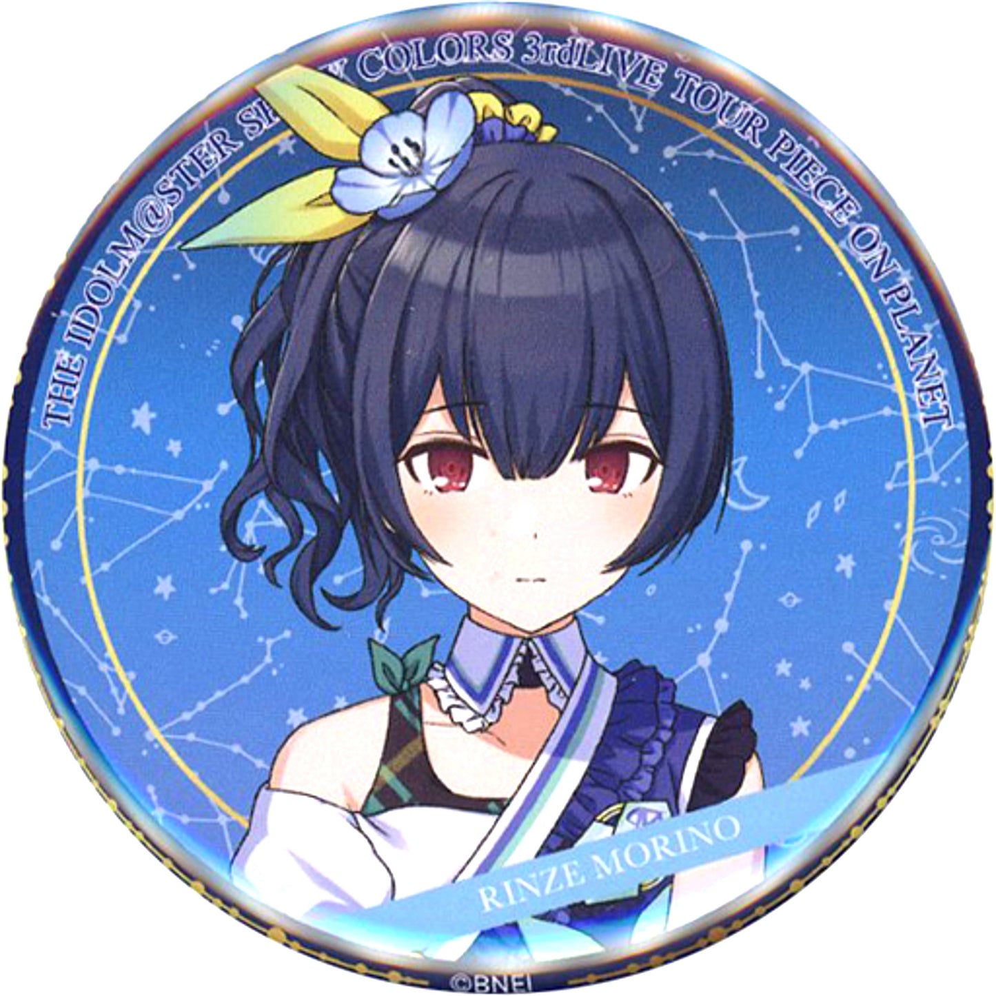 Rinze Morino The Idolmaster Shiny Colors 3rd Live Tour Piece on Planet Official Trading Stand Badge B [USED]