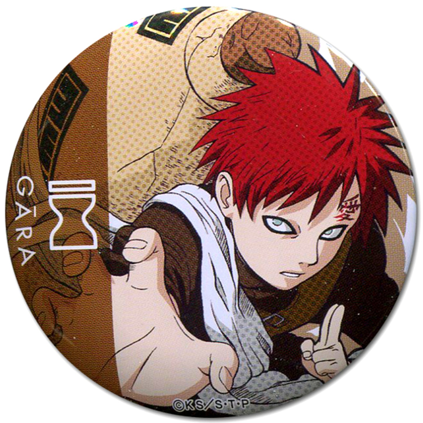 Gaara Naruto Shippuden Trading Button Jump Festa 2017 Goods [USED]