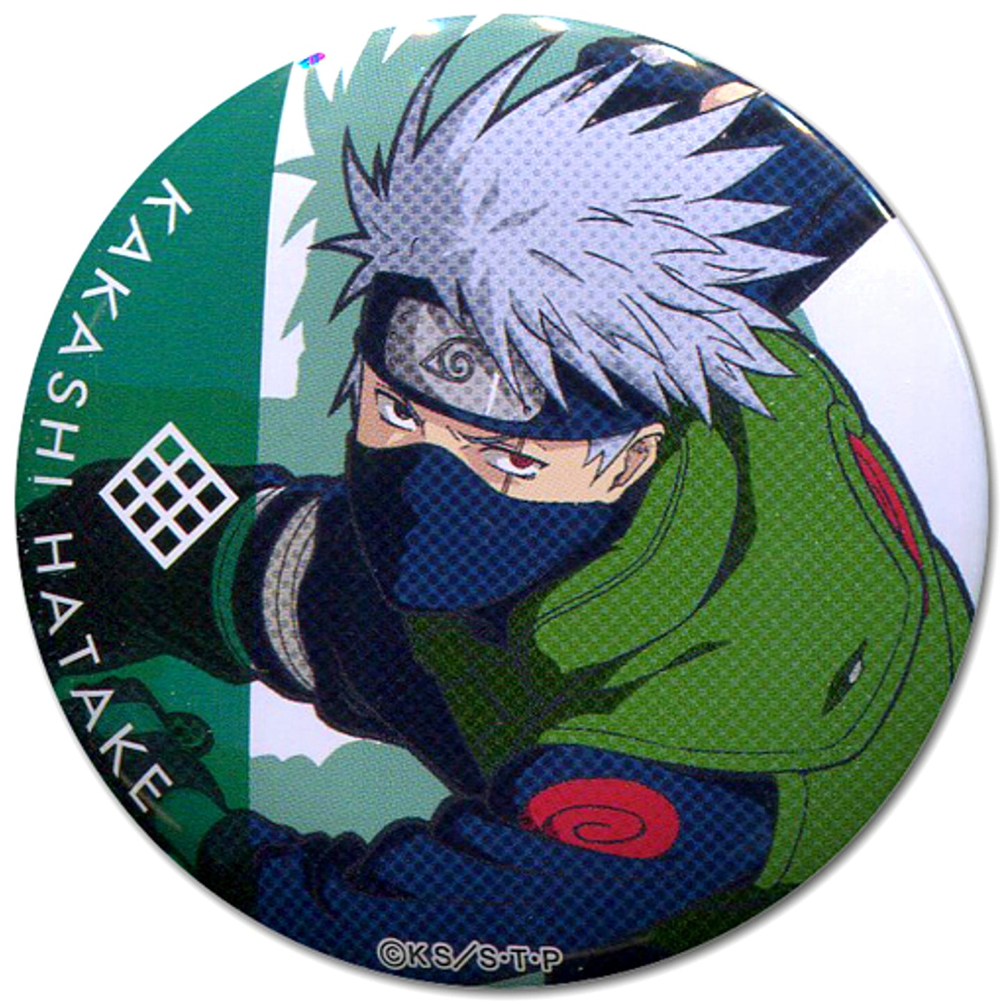Kakashi Hatake Naruto Shippuden Trading Button Jump Festa 2017 Goods [USED]