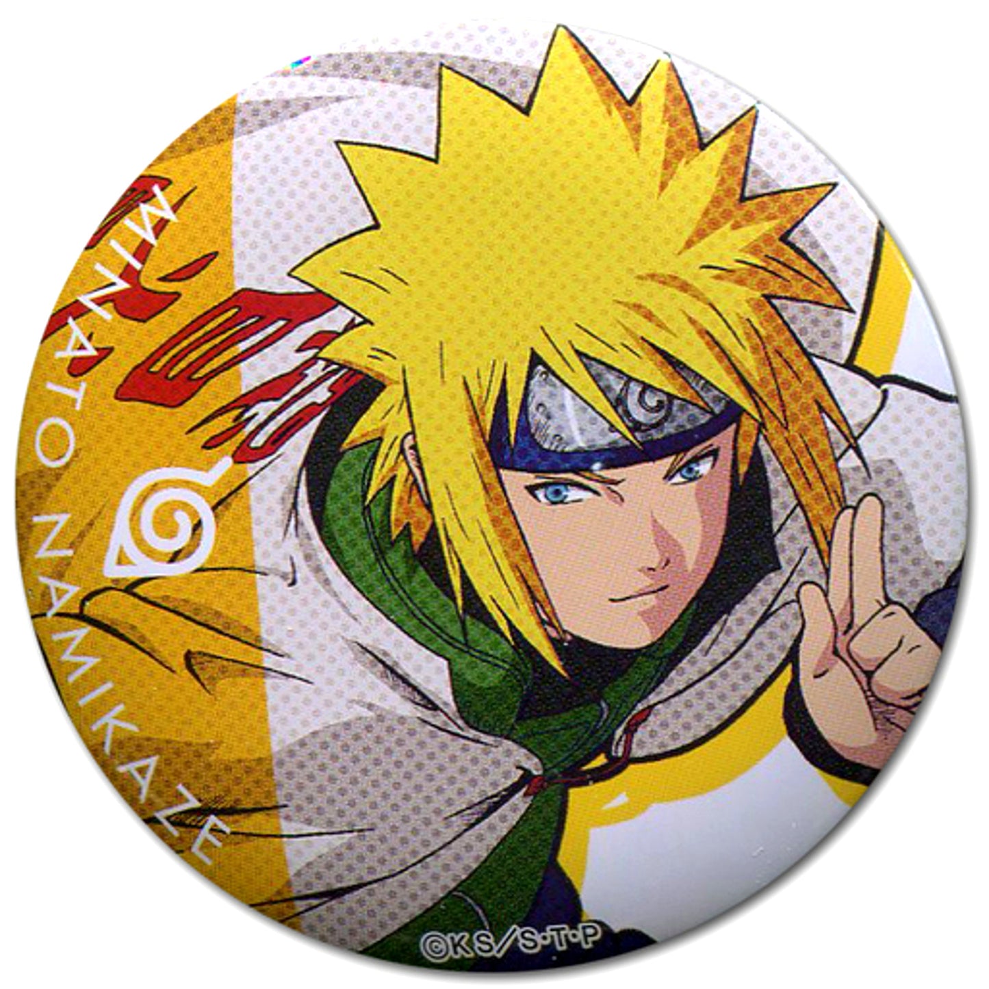 Minato Namikaze Naruto Shippuden Trading Button Jump Festa 2017 Goods [USED]