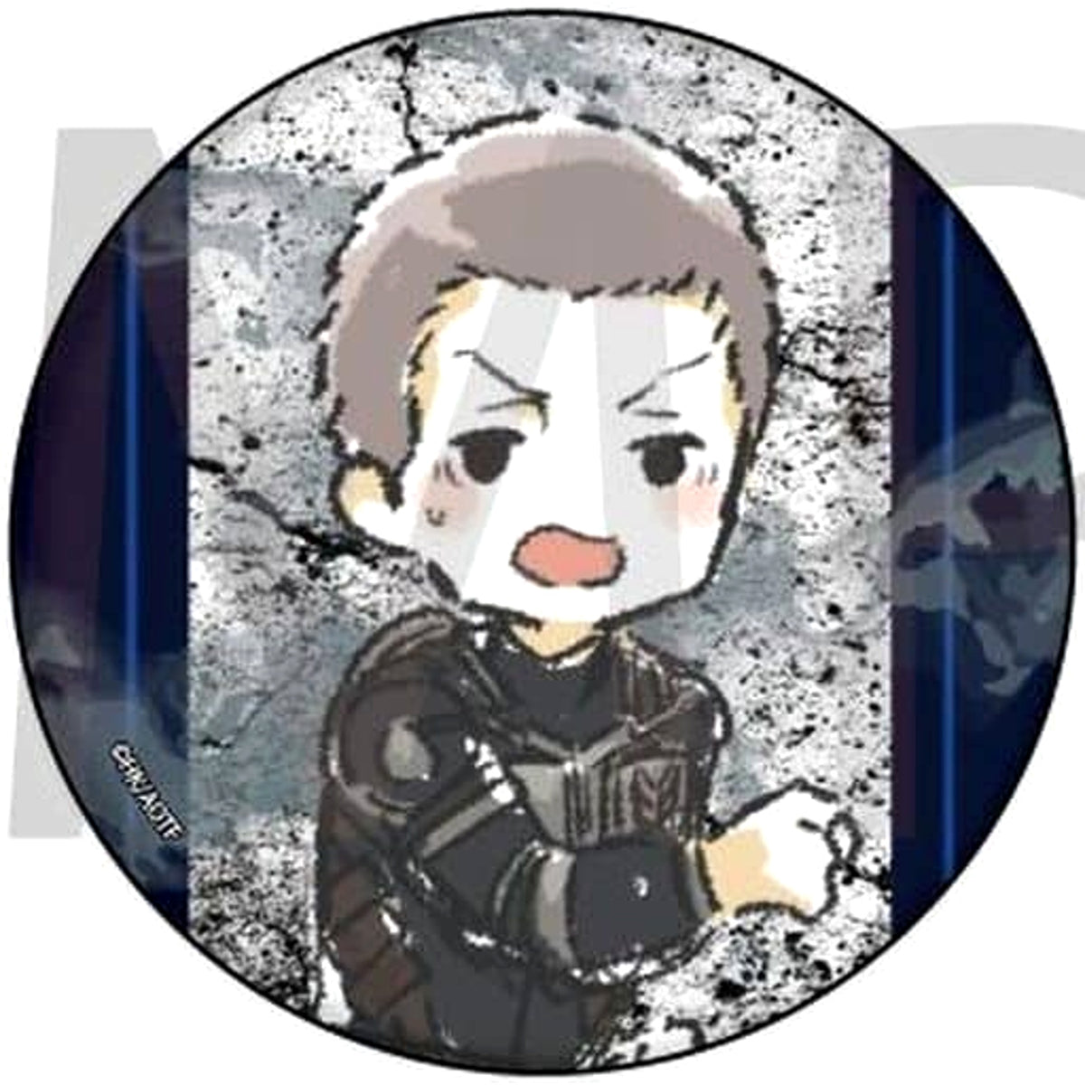 Attack on Titan Connie Springer Graph Art Design Can Badge 14. The Final Season Ver. Buttons [USED]