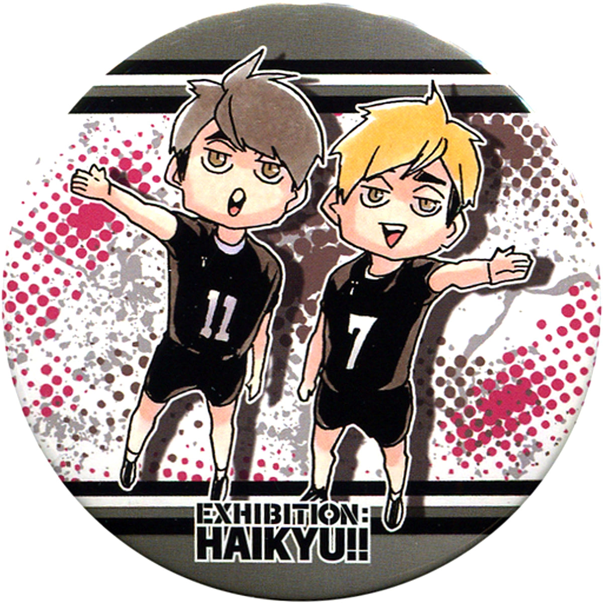 Osamu Miya & Atsumu Miya SD Haikyu!! Collection Button Vol. 8 [USED]