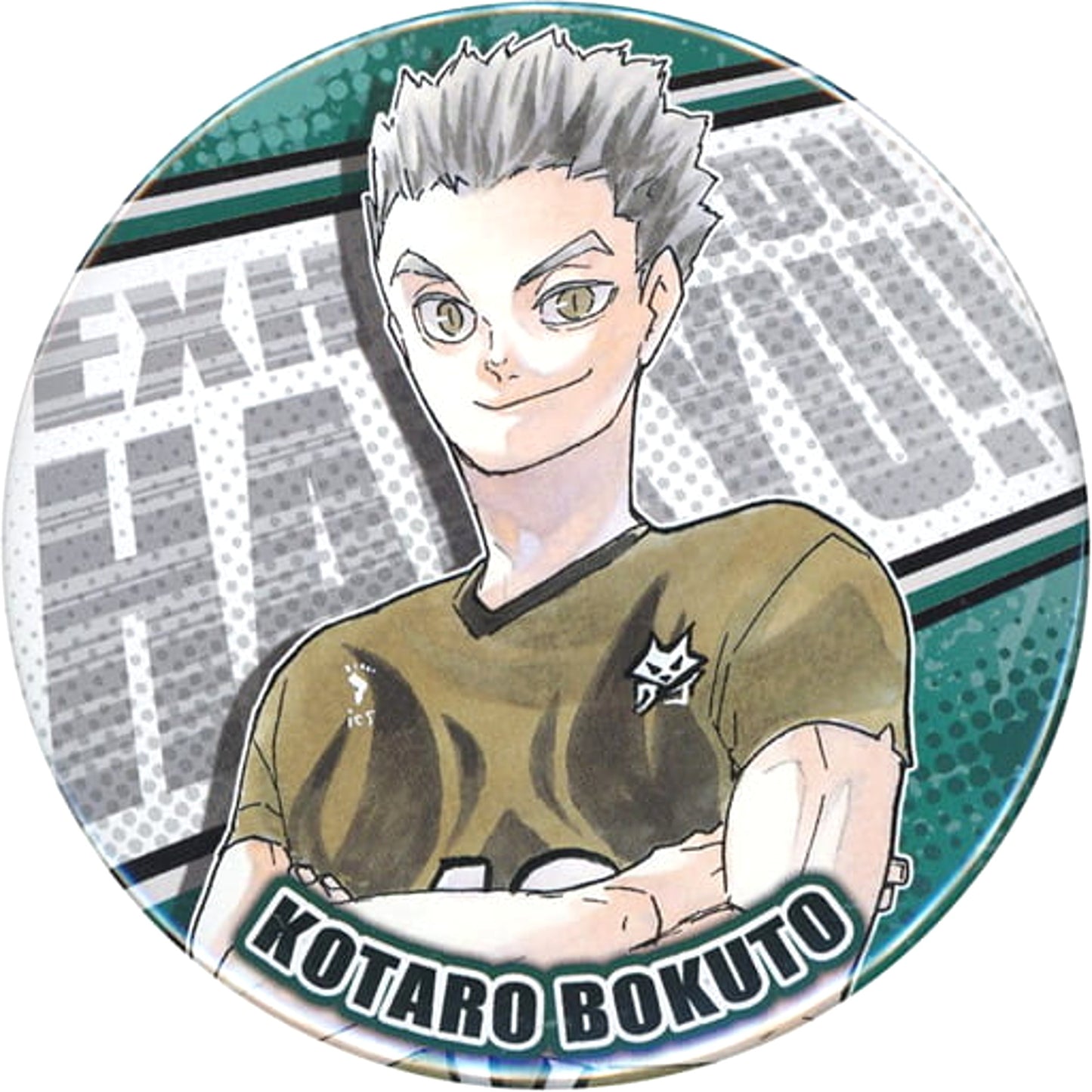 Kotaro Bokuto T-shirt Haikyu!! Collection Button Part 8 [USED]
