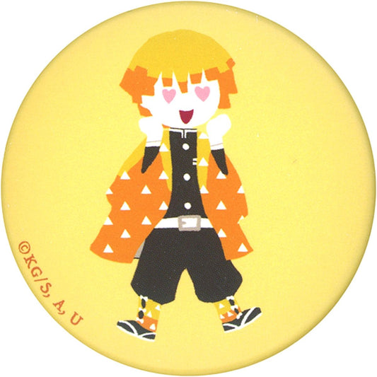Zenitsu Agatsuma Demon Slayer: Kimetsu no Yaiba Chara Badge Collection Yuru Palette Button Type A [USED]
