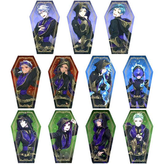 Set of 11 Disney Twisted Wonderland Trading Button B Ver. [USED]