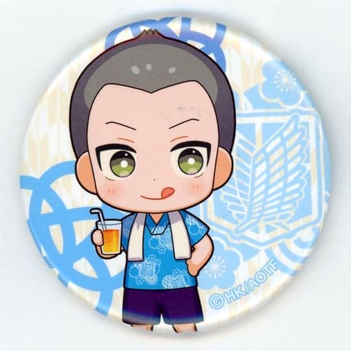 Connie Springer Attack on Titan Button Gokurakuyu Raku Spa: Yasumanakuteha Katenai Ofuro no Tami The Sento Season Limited [USED]