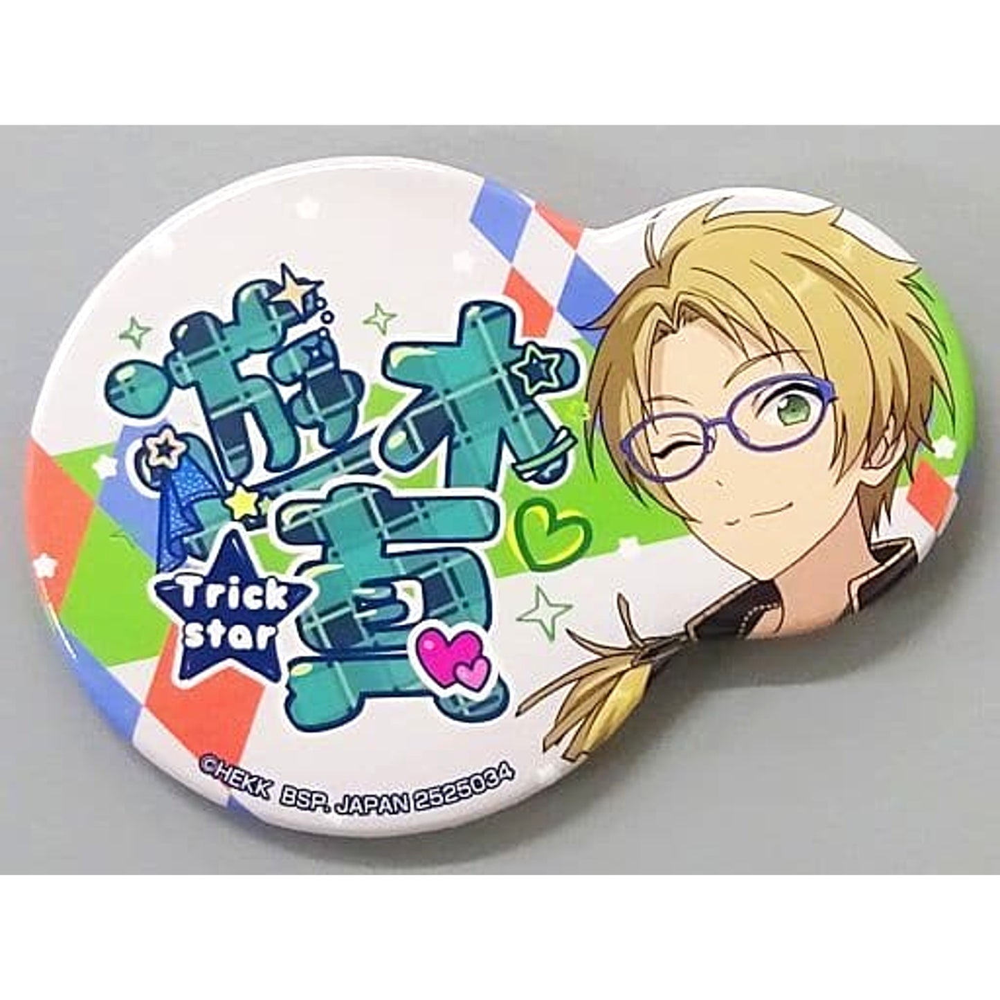 Ensemble Stars!! Makoto Yuuki Nikoichi Can Badge Amusement Ichiban Cafe 2020 Winter Part 1 Limited Game Center Limited Drink Set Order Bonus Buttons [USED]