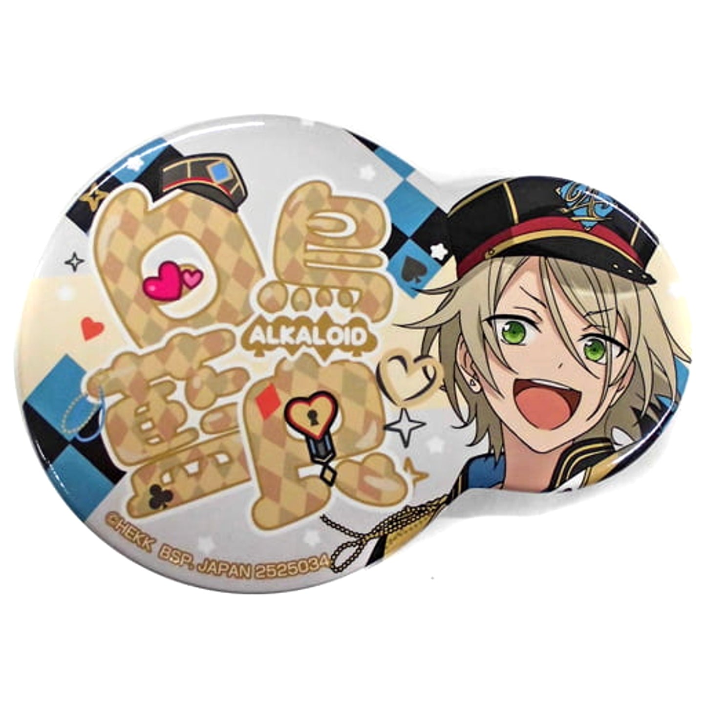 Ensemble Stars!! Aira Shiratori Nikoichi Can Badge 2020 Winter Part1 Amusement Ichiban Cafe Limited Game Center Limited Drink Set Order Bonus Buttons [USED]