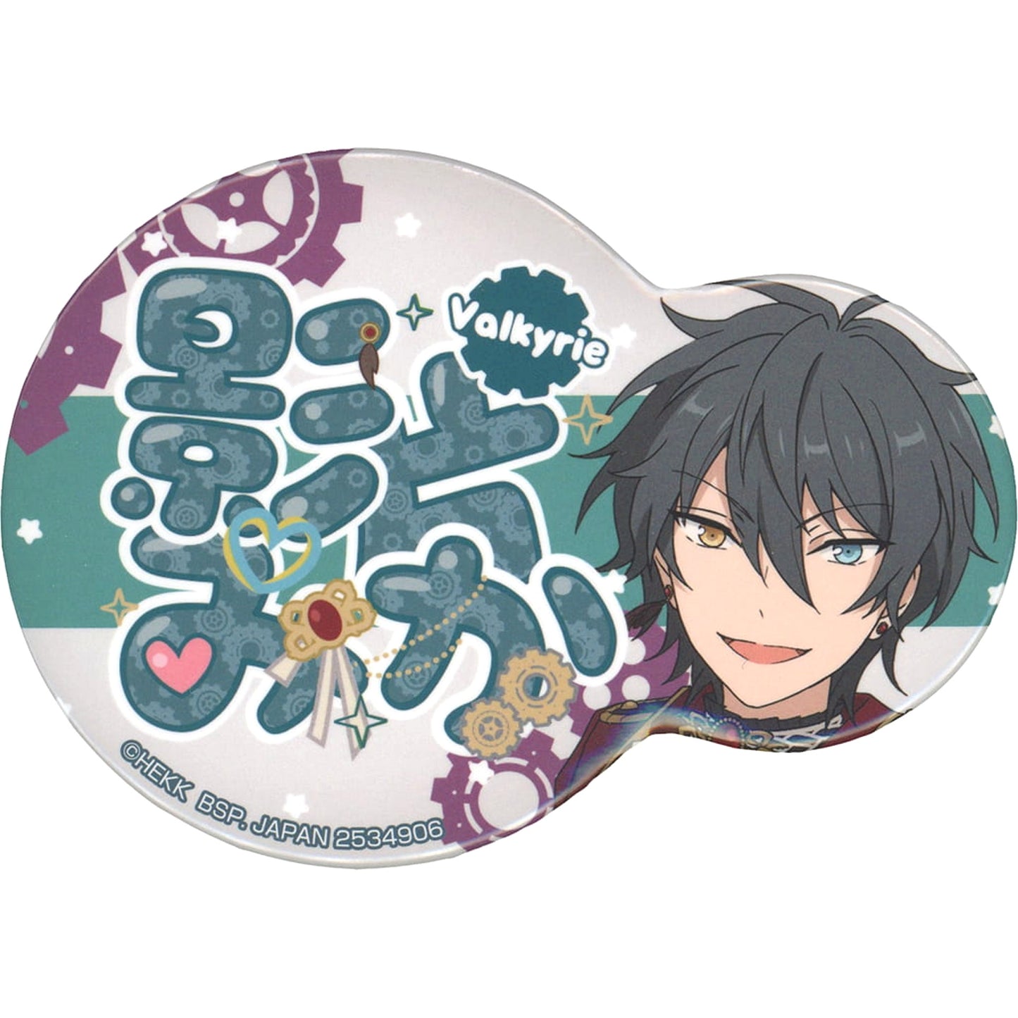 Mika Kagehira Ensemble Stars!! Nikoichi Button Amusement Ichiban Cafe Ensemble Stars!! 2020 Winter Part 3 Limited Game Center Drink Set Order Bonus [USED]