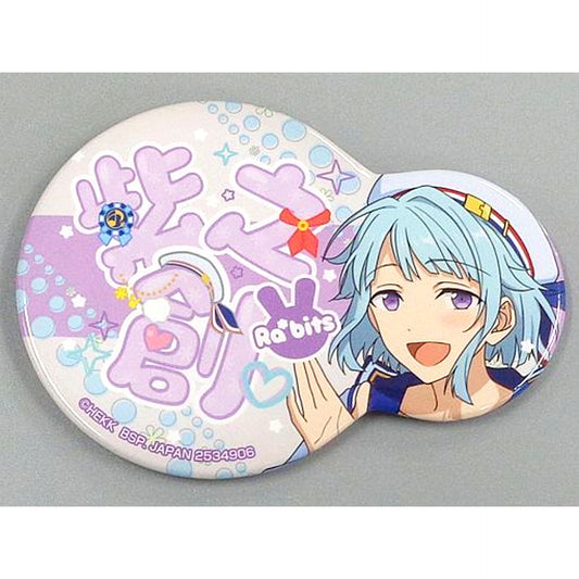 Hajime Shino Nikoichi Badge Amusement Ichiban Cafe Ensemble Stars!! 2020 WINTER Part3 Game Center Ltd Drink Set Order Bonus [USED]