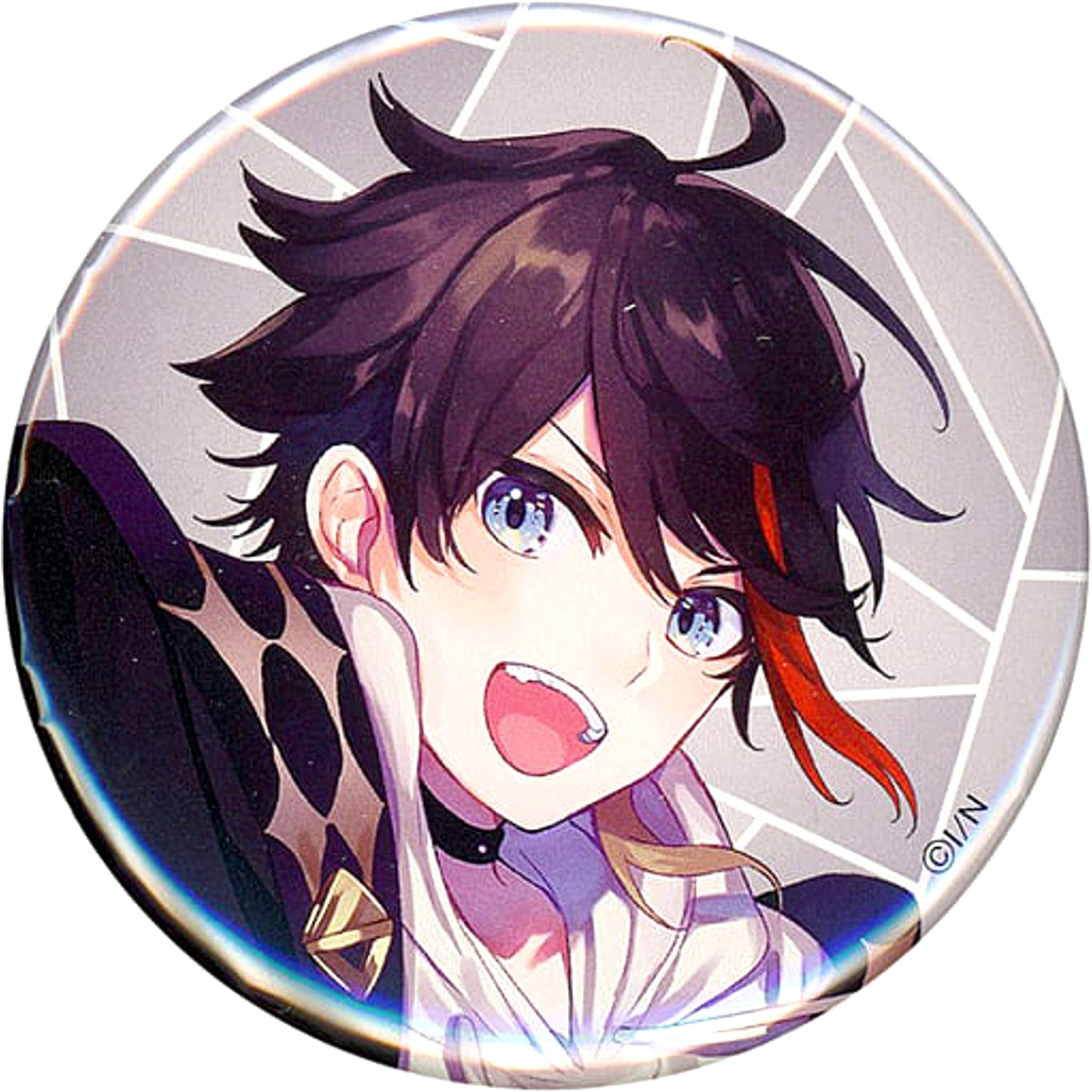 VTuber Nijisanji Akina Saegusa Random Can Badge H Group Anniversary Festival 2021 Limited Buttons [USED]