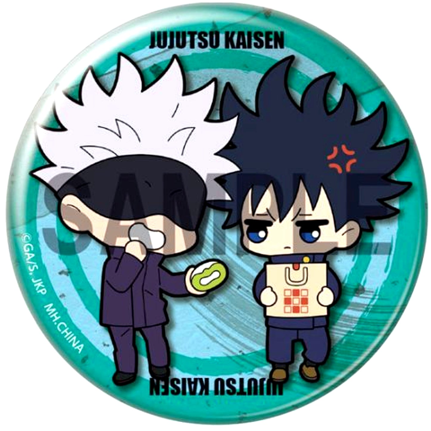 Megumi Fushiguro & Satoru Gojo Jujutsu Kaisen Button Buddy Colle [USED]
