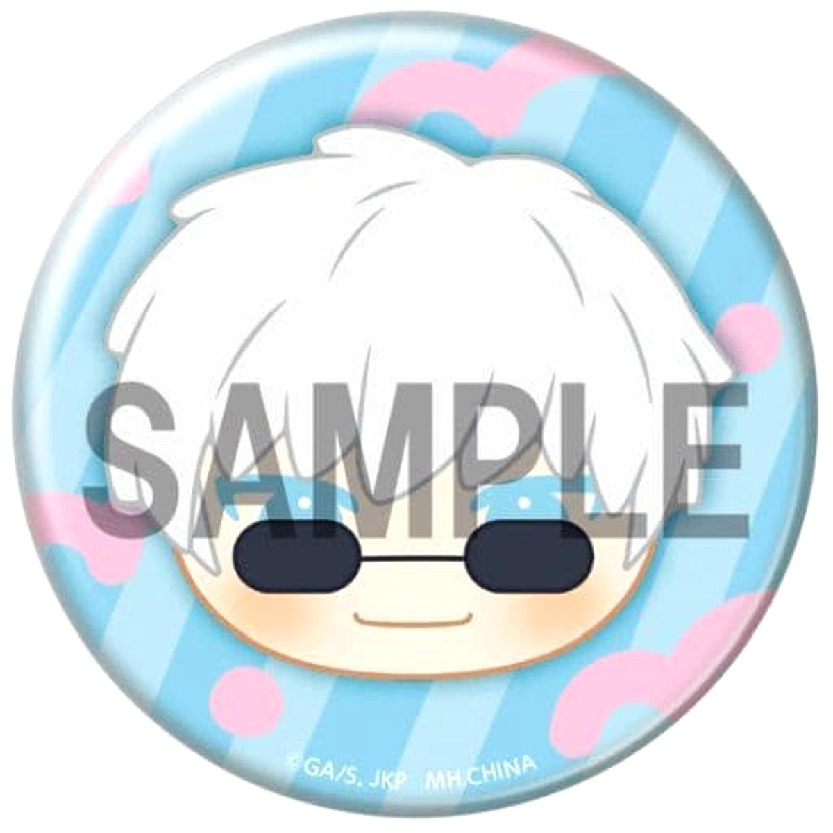 Jujutsu Kaisen Satoru Gojo Fukafuka Squeeze Pan Can Badge Buttons [USED]