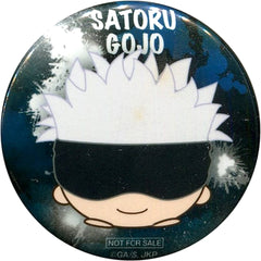Jujutsu Kaisen Satoru Gojo 56mm Can Badge animate Limited Mochikororin Plush Mascot Box Purchase Bonus Buttons [USED]