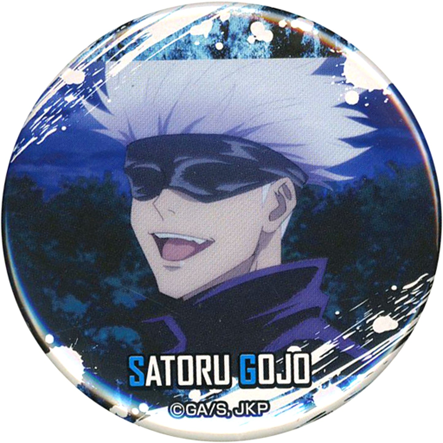 Satoru Gojo Jujutsu Kaisen Button Collection Karaoke Manekineko [USED]
