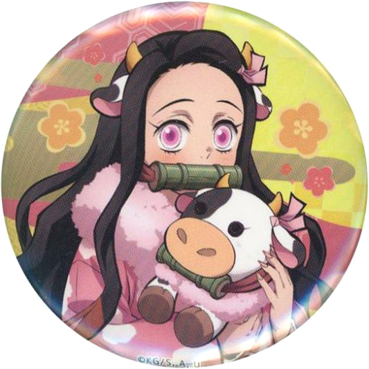 Nezuko Kamado Demon Slayer: Kimetsu no Yaiba Kimetsusai Online 2nd Anniv Ox Year Random 57mm Button ufotable WEBSHOP [USED]
