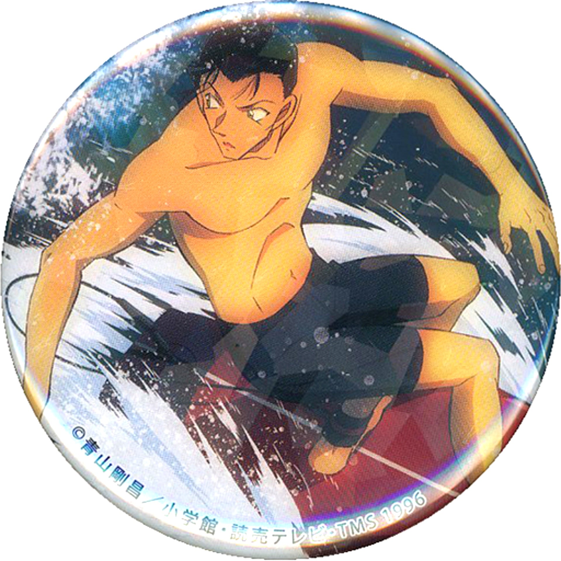 Shuichi Akai Distant Detective Conan Blind Holo Button Sports Ver. [USED]