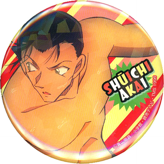 Shuichi Akai Detective Conan Close Up Blind Holo Button Sports Ver. [USED]