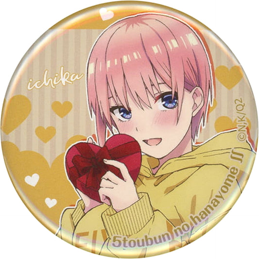 The Quintessential Quintuplets 2 Ichika Nakano Blind Packaged Can Badge Happy Valentine 2021 Ver. Atre Akihabara Valentine Fair Limited Buttons [USED]