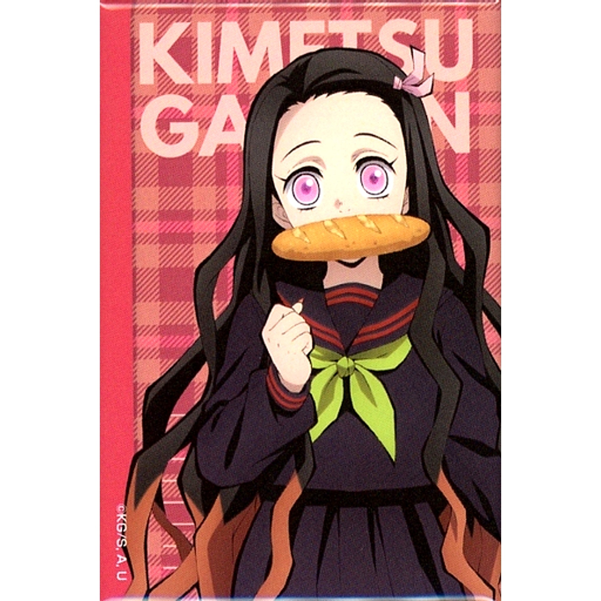 Nezuko Kamado Demon Slayer Kimetsu Festival Online Anime 2nd Anniversary Festival Random Button Kimetsu Academy Ver. ANIPLEX+ Made-to-Order Limited [USED]