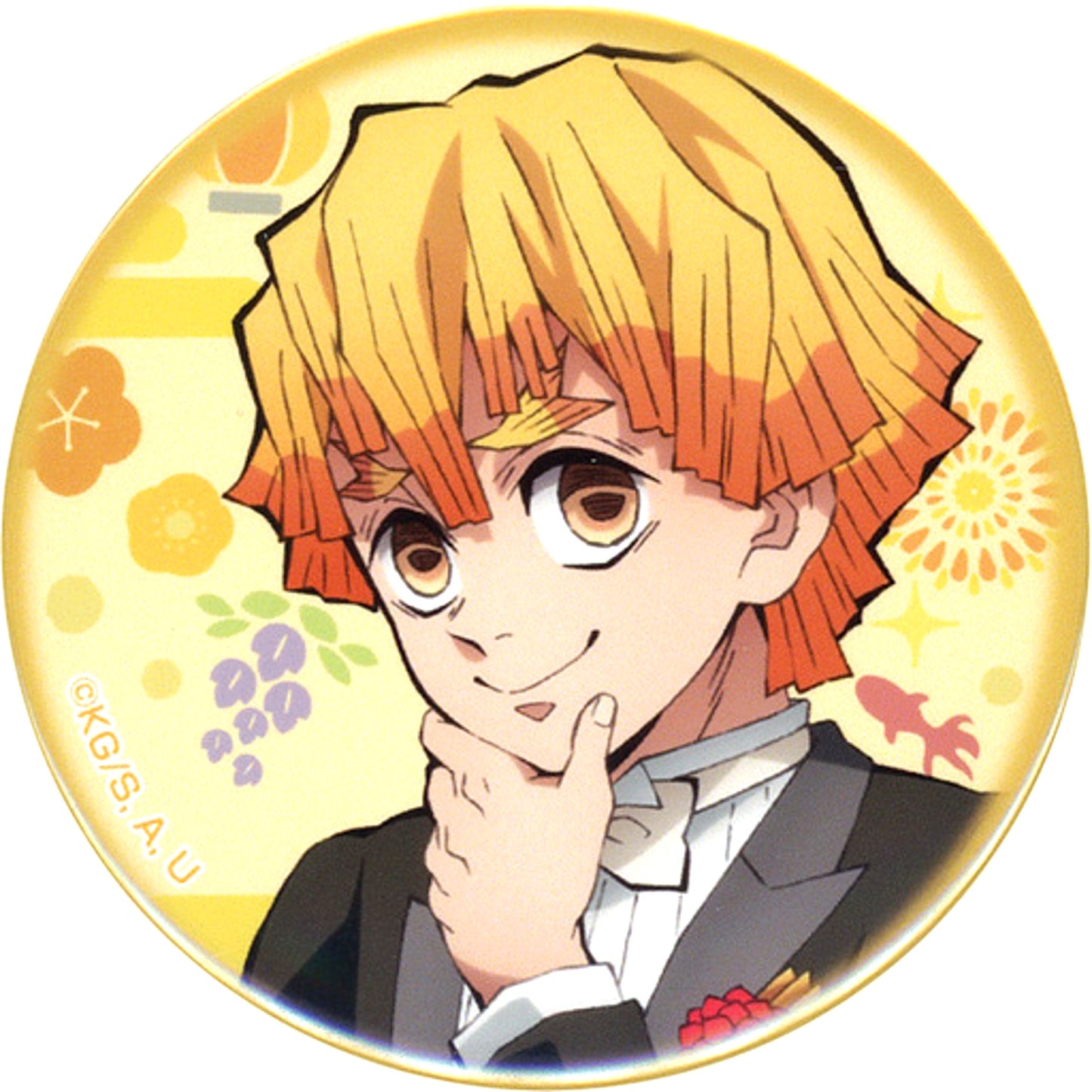 Zenitsu Agatsuma Demon Slayer: Kimetsu no Yaiba Kimetsu Sai Online Anime 2nd Anniv Random Button ANIPLEX+ Ltd [USED]