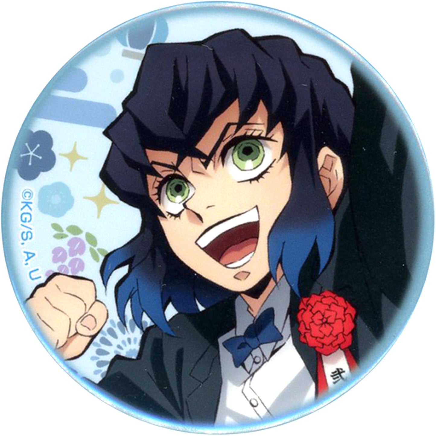 Inosuke Hashibira Demon Slayer Kimetsu Festival Online Anime 2nd Anniversary Festival Random Button ANIPLEX+ Made-to-Order Limited [USED]